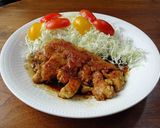 鶏むね肉でトンテキ風作り方6写真