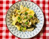 簡単副菜♡キャベツときのこの梅しらす和え作り方7写真