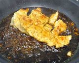 鶏むね肉でトンテキ風作り方4写真
