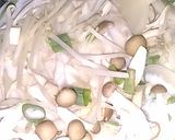 牛乳とキノコの味噌スープ作り方3写真