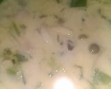 牛乳とキノコの味噌スープ作り方4写真