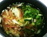 茗荷、大葉、キュウリの冷たい澄まし汁作り方5写真