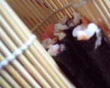 飾り巻き寿司『桃の花』作り方4写真