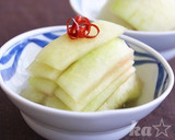 ［簡単 スイカ 皮 お漬物 中華風］作り方4写真