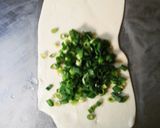 【簡単】冷凍パイシートで、葱爪餅作り方2写真