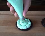 チョコミントどら焼き作り方40写真