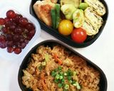 お弁当 干し海苔入りだし巻き玉子焼き作り方3写真