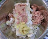 豆腐とシーチキンのサラダ作り方1写真
