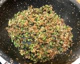 人参の葉の茎とかつお節のははつゆふりかけ作り方4写真