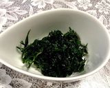 簡単で便利！にんじんの葉のナムル作り方4写真