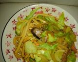 カレー風マヨ焼きうどん‼️作り方2写真