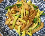フライパンだけで♪インゲンと角天の炒め煮作り方7写真