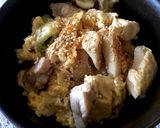 オイスターソースでコク旨親子丼作り方6写真