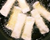 ✳️餃子の皮でハムチーバジル包み揚げ✳️作り方7写真