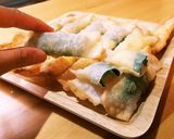 ✳️餃子の皮でハムチーバジル包み揚げ✳️作り方8写真