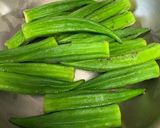 オクラの肉巻き☆作り方1写真
