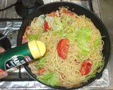 トマトツナ缶のパスタ♪簡単チーズキャベツ作り方9写真
