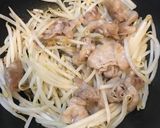 豚肉ともやしのマヨポン炒め作り方4写真