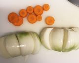 手羽元と切り昆布の煮物作り方1写真