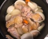 手羽元と切り昆布の煮物作り方4写真