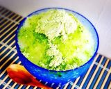 うす茶糖で♪抹茶かき氷作り方4写真