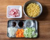 基本のソース焼きそば作り方1写真