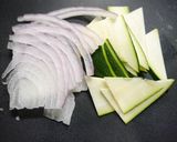 ランチ!ズッキーニと野菜のほんだしサンド作り方1写真