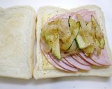 ランチ!ズッキーニと野菜のほんだしサンド作り方3写真