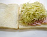 ランチ!ズッキーニと野菜のほんだしサンド作り方4写真