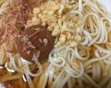 超簡単・冷やし梅たぬきうどん作り方2写真