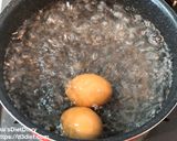 天かす入り半熟卵のポテトサラダ作り方1写真