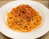 オイルサーディンの濃厚トマトソースパスタ作り方10写真