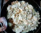 身体に優しい肉豆腐味噌風味作り方5写真