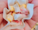 簡単！コーンとカニカマのワンタン揚げ作り方6写真