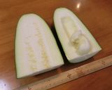 巨大ズッキーニの調理法作り方1写真