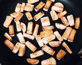 男飯na魚肉ソーセージ焼きそば作り方4写真