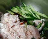 鶏むね肉のあえ麺作り方3写真