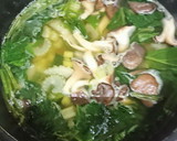 すぐできる! セロリとほうれん草のスープ作り方4写真