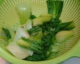 チンゲン菜のごま和え作り方1写真