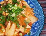 鶏肉と白菜キムチの和風炒め(鶏キムチ)作り方5写真