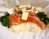 じゃがいもと鮭のミルク蒸し♪カレー風味作り方3写真