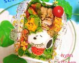 『スヌーピーとスイカ♡』夏弁当♡おにぎり作り方13写真