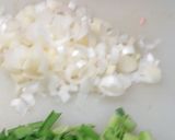 旨辛ニラネギ豆腐作り方1写真