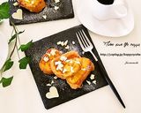 フレンチトーストwithスライス生チョコ作り方5写真