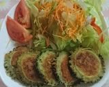 スパムと豆腐のゴーヤ詰め*揚げ焼き作り方8写真