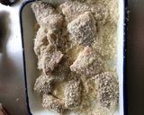 簡単、モウカサメのパン粉焼き。作り方3写真