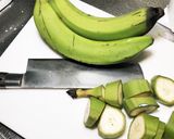 まこもだけ☆初めてレシピ〜青いバナナと作り方4写真