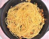 「ピリカラ茄子パスタ」作り方8写真