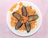 「ピリカラ茄子パスタ」作り方11写真