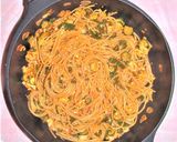 「ピリカラ茄子パスタ」作り方9写真